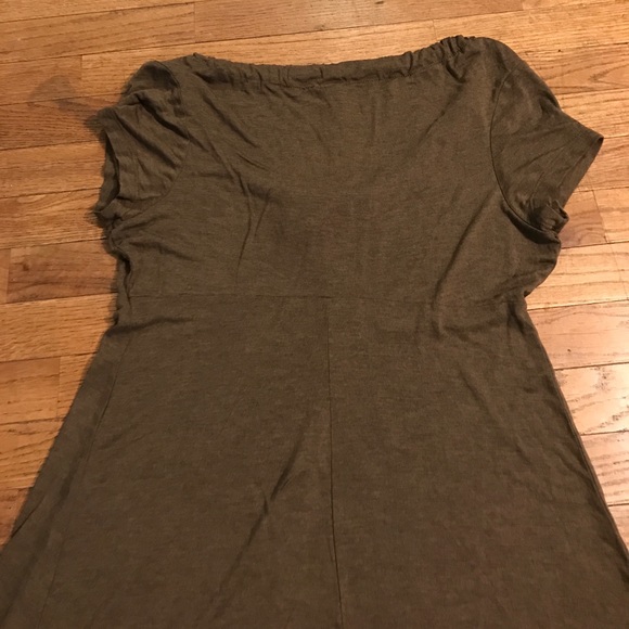 Brown jersey dress - Picture 4 of 6